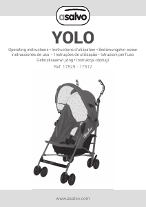 Handleiding Asalvo 17529 Yolo Kinderwagen