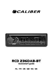 Mode d’emploi Caliber RCD236DAB-BT Autoradio