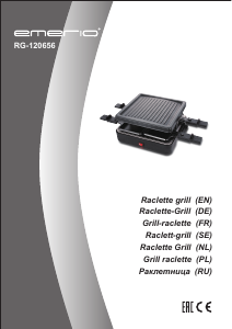 Bruksanvisning Emerio RG-120656 Raclette grill