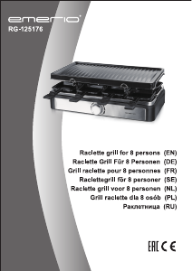 Bedienungsanleitung Emerio RG-125176 Raclette-grill