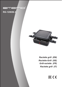 Manuale Emerio RG-120656.3 Raclette grill