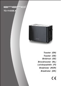 Bruksanvisning Emerio TO-114308.4 Brödrost