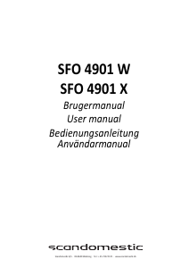 Handleiding Scandomestic SFO 4901 W Vaatwasser