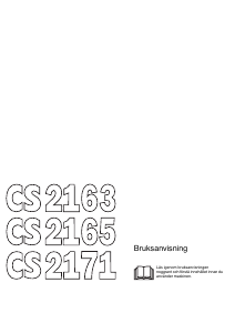 Bruksanvisning Jonsered CS 2163 Kedjesåg