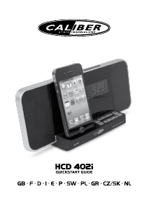 Mode d’emploi Caliber HCD402i Radio-réveil