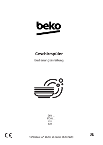 Bedienungsanleitung BEKO DIT28N21S Geschirrspüler