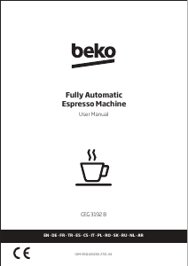 Kullanım kılavuzu BEKO CEG 3192 B Espresso makinesi