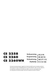 Brugsanvisning Jonsered CS 2258 Kædesav