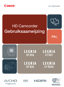 Handleiding Canon LEGRIA HF R87 Camcorder