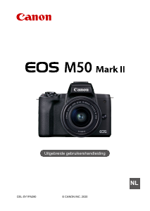 Handleiding Canon EOS M50 Mark II Digitale camera