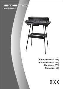 Manuale Emerio BG-111860.3 Barbecue