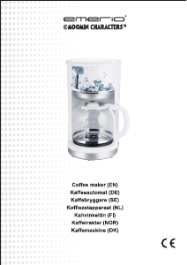 Bruksanvisning Emerio CME-124872.1 Moomin Kaffebryggare