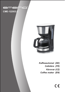 Bedienungsanleitung Emerio CME-122933.1 Kaffeemaschine