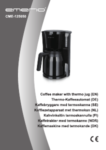 Manual Emerio CME-125050 Coffee Machine