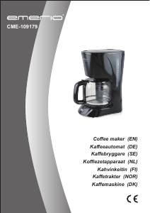 Bruksanvisning Emerio CME-109179 Kaffebryggare
