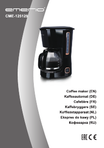 Manual Emerio CME-125129 Coffee Machine