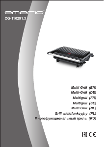 Handleiding Emerio CG-110291.3 Contactgrill