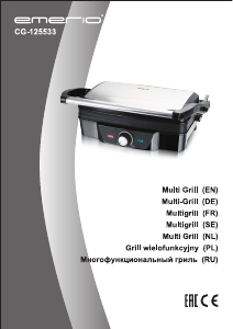 Mode d’emploi Emerio CG-125533 Grill