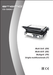 Handleiding Emerio CG-124243.1 Contactgrill