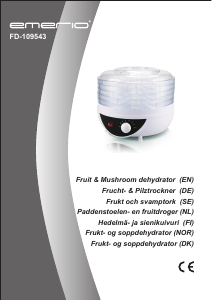 Manual Emerio FD-109543 Food Dehydrator