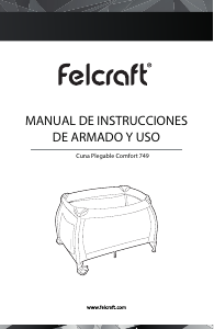 Manual de uso Felcraft 749 Cuna