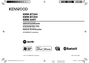 Manual Kenwood KMM-BT304 Auto-rádio