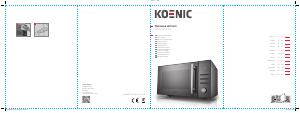 Instrukcja Koenic KMWG 2320 DB Kuchenka mikrofalowa