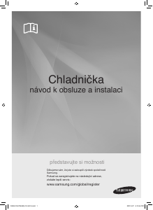 Manuál Samsung RSH1DTIS Lednice s mrazákem