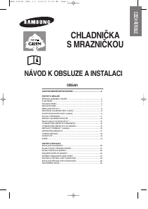Manuál Samsung RS21KPSW Lednice s mrazákem