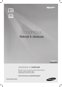 Manuál Samsung RSA1WTVG Lednice s mrazákem