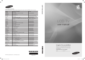 Manual Samsung LE32C670M1S Televizor LCD
