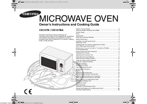 Handleiding Samsung CE107BA Magnetron