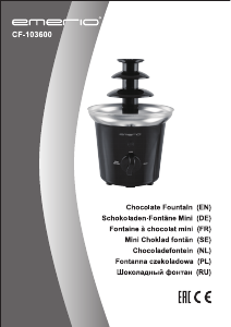 Handleiding Emerio CF-103600 Chocoladefontein