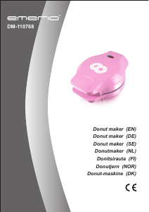 Handleiding Emerio DM-110768 Donutmaker