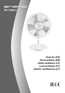Kasutusjuhend Emerio FN-114224.4 Ventilaator