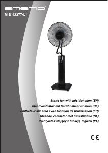 Bedienungsanleitung Emerio MIS-123774.1 Ventilator