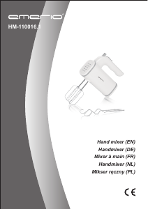 Manual Emerio HM-110016.1 Hand Mixer