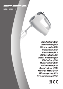 Instrukcja Emerio HM-110921.1 Mikser ręczny