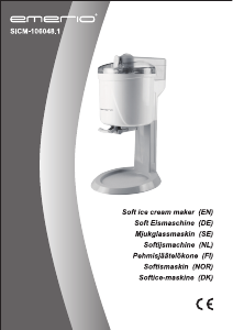 Manual Emerio SICM-106048.1 Ice Cream Machine