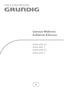 Kullanım kılavuzu Grundig GWM 4901 X Çamaşır makinesi