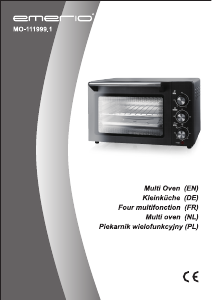 Bedienungsanleitung Emerio MO-111999.1 Backofen