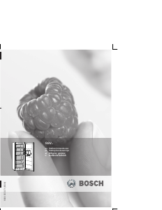 Manual de uso Bosch GSV30430 Congelador