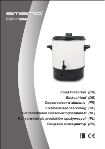 Manual Emerio FOP-110066 Preserving Cooker