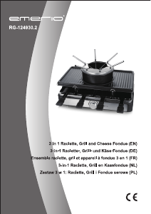 Manual Emerio RG-124930.2 Raclette Grill