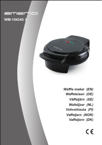 Bruksanvisning Emerio WM-104345.1 Våffeljärn