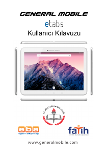 Kullanım kılavuzu General Mobile eTab 5 Tablet