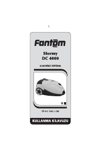 Kullanım kılavuzu Fantom DC 4000 Stormy Elektrikli süpürge