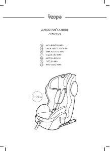 Manual Zopa ZOP022520 Niro Car Seat