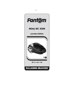 Kullanım kılavuzu Fantom DC 4200 Mitsy Elektrikli süpürge
