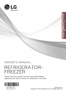 Manual LG GC-B559EGBZ Fridge-Freezer